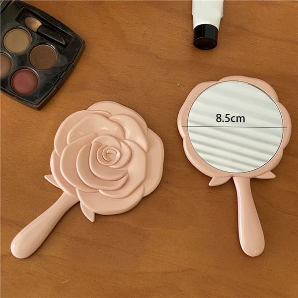 Bærbart spejl makeup glas håndholdt glas