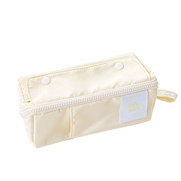 Blixtlås Pennväska Case BEIGE beige