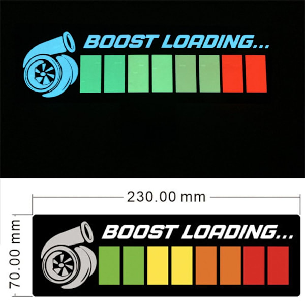 LED-bil-klistremerke Frontrute-klistremerke BOOST BOOST Boost