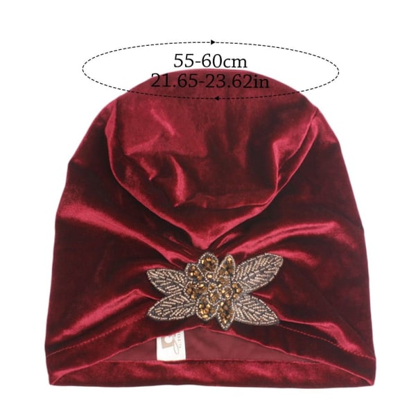 Turban Hat Soft Bonnet SORT black