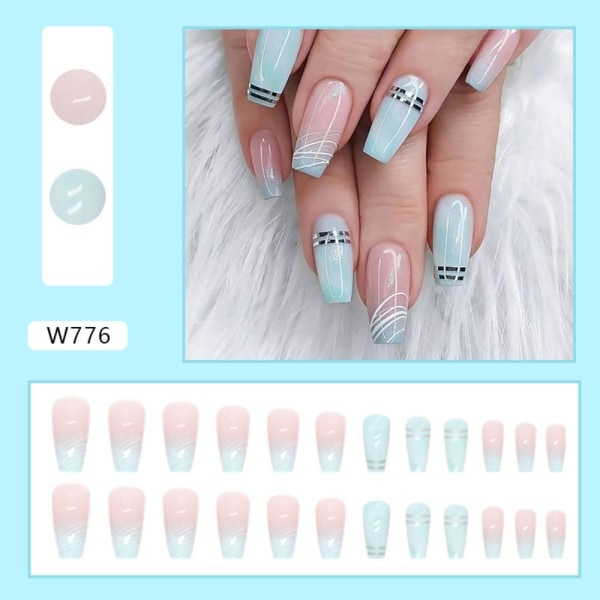 Falska naglar Fake Nails Z701 Z701 Z701