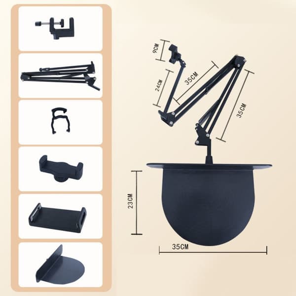 2-IN-1 Yöpöydän Puhelin-Tablettiteline