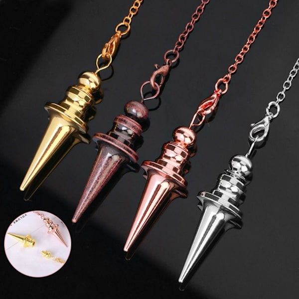 Reiki Pendulum Pendant Pendule Reiki SILVER Silver