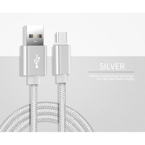 USB-C Led Type-C Ladekabel GULD 2 METER Gold 2 Meter