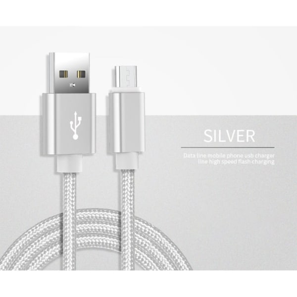 USB-C Ledning Type-C Ladekabel BLÅ 2 METER Blue 2 Meter