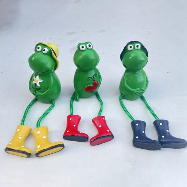 Froskepynt Dingler Statue RØD red