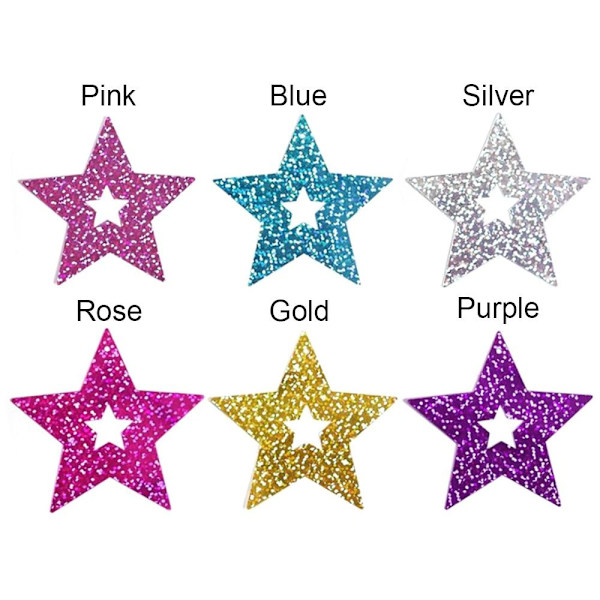 Ilmapalloriipus Red Star Garland SILVER Silver
