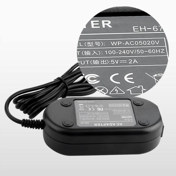 EH67 Camera AC Power Adapter för Nikon L810 EU PLUG