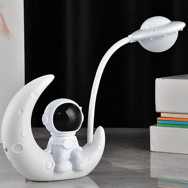 Spaceman Moon Lamp Astronaut LED-pöytälamppu B B
