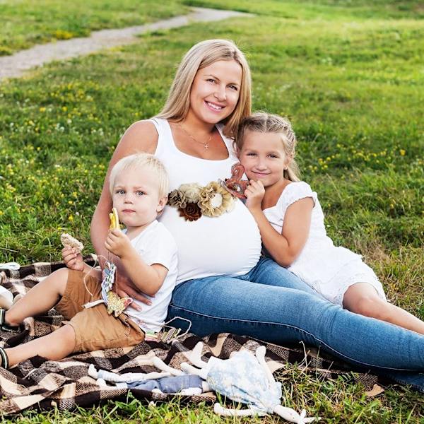 Mommy to Be Sash Teddy Bear Maternity Sash GRØNN green