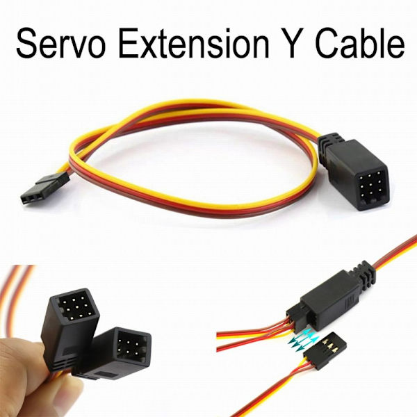 Servo Extender Wire Forlengelseskabel 1 TIL 2 1 TIL 2 1 to 2