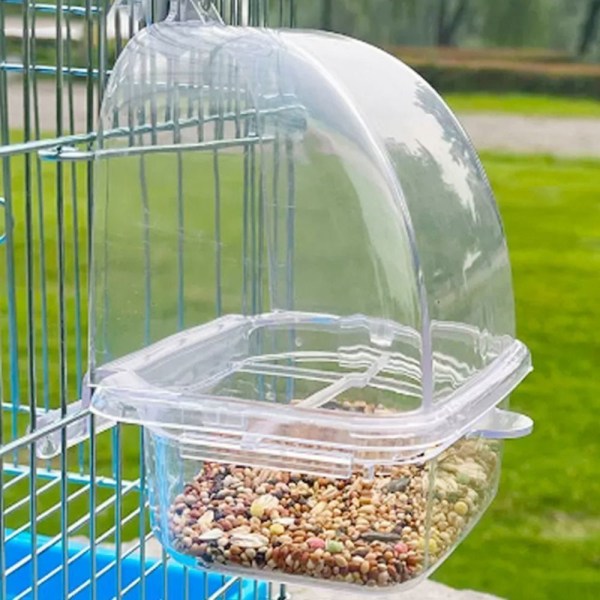 Bird Cage Feeder Matbeholder Papegøye Mater Box