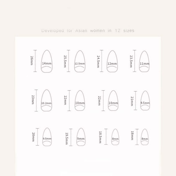 Tekokynnet Fake Nails -kynsikärjet W1123