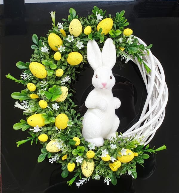 Påskkransar Rabbit Garland 4 4
