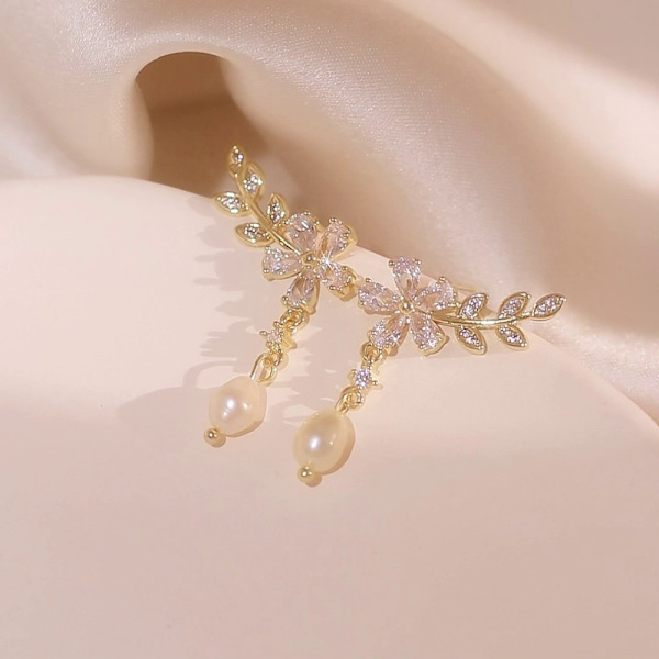 Pearl Stud Korvakorut Riippuvat Earrin 3 3 3