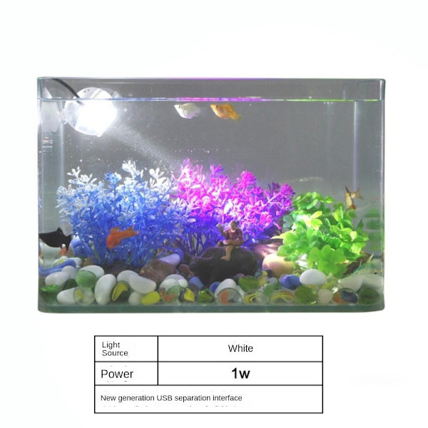 Lille Spotlight LED Akvarium Lys HVID EU EU White EU-EU