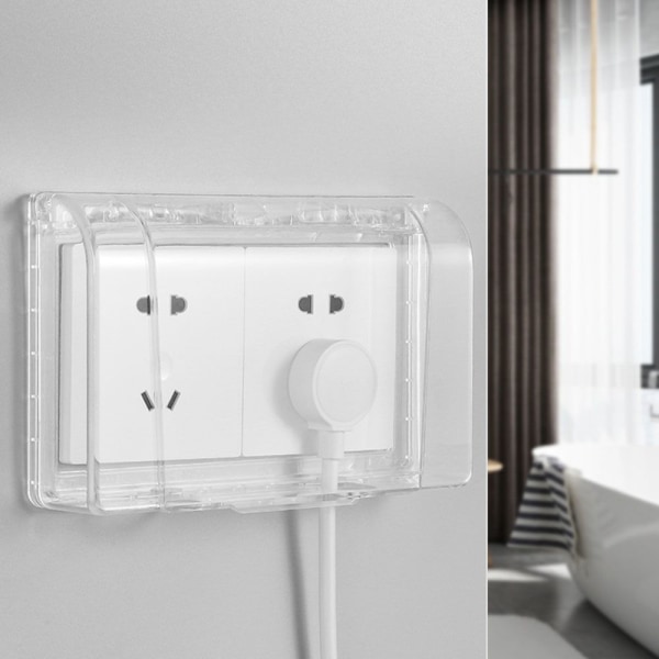 Stænksikker Box Outlet Case HVID White