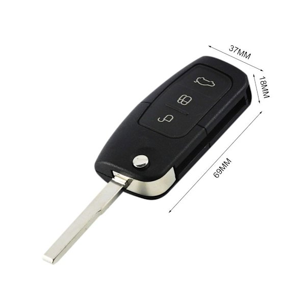 Fjernkontrollskall Fob-veske HU101 ORIGINAL KEY HU101 ORIGINAL KEY HU101 original key