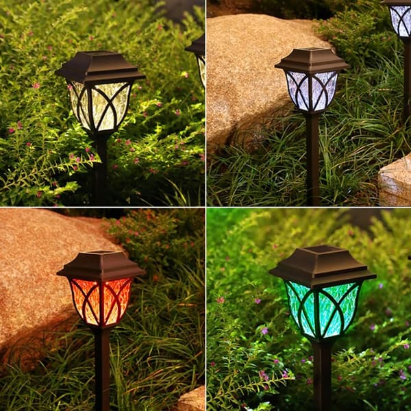 2stk LED Solar Lights Plenlampe HVIT LYS HVIT LYS White light