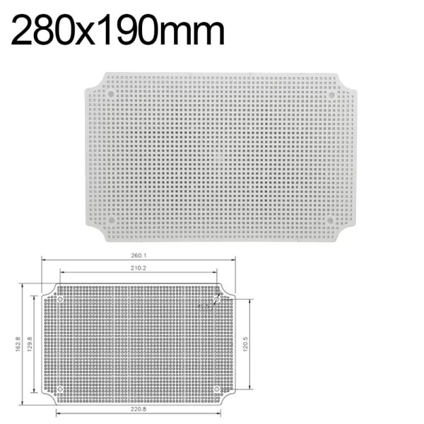 Bottenplatta Honeycomb Gallerplatta 280X190MM 280x190mm