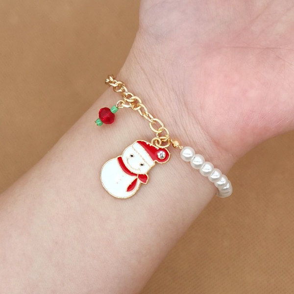 2 STK Julearmbånd Xmas Tree Bangle 3 3 3