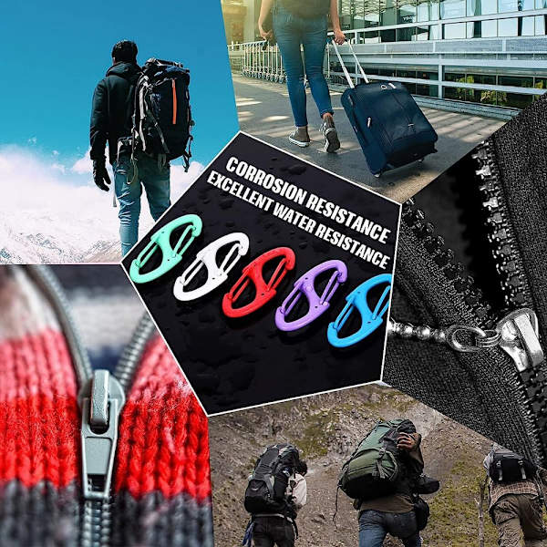 10stk Alloy Karabin Utløserspenne MØRKEGRØNN DARK GREEN
