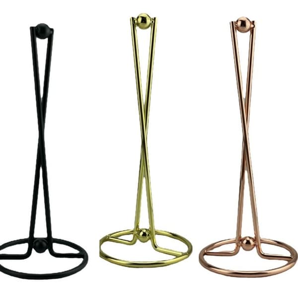 Papirhåndklædeholder Rullepapirholder SORT Black