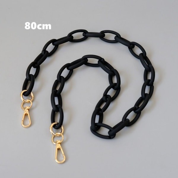 Taske Kæde Taskerem SORT 80CM 80CM black 80cm-80cm