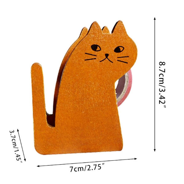 Teipin annostelija Naamionauhaleikkuri BROWN CAT BROWN CAT Brown Cat