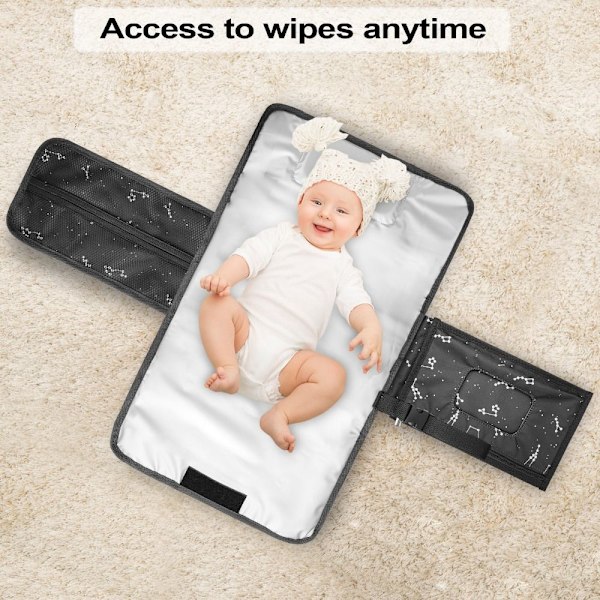 Pusletaske til baby Puslemåtte HVID PIL HVID PIL White Arrow