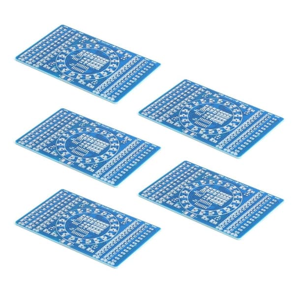 5stk Loddeferdighetsopplæringstavle Sveisepraksis PCB-plate