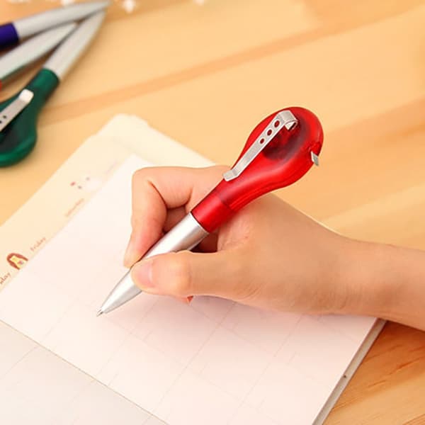 4 STK Kuglepen Gel Pen BLÅ Blue