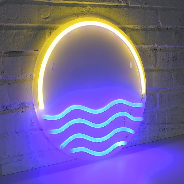 LED Sunset Sunrise Neon Neonskyltljus A A A