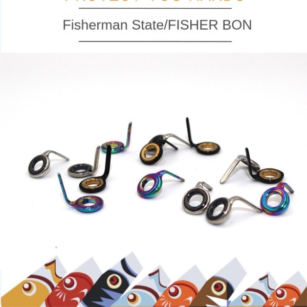 Fiskestang Ring Eye Guide fiskeguide 8 8 8