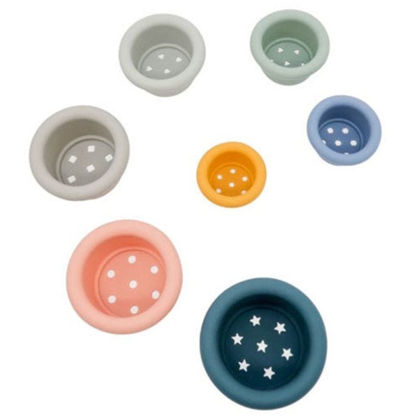 Silikone stabelkopper Montessori byggeklods 04 04 04