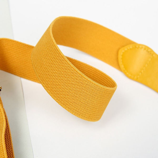 Elastisk midjebelte linning GUL yellow