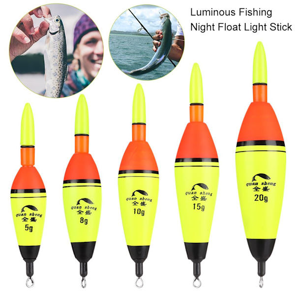 Fishing Night Float Ball Boia RÖTT LJUS80G 80G red light80g