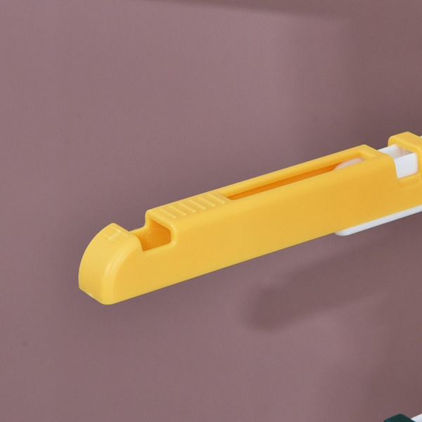 Sammenleggbar henger teleskopisk klesstativ GUL yellow