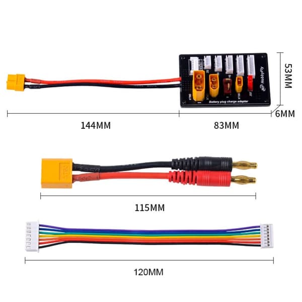 Lipo Batterioplader Parallel Charging Board Batterioplader