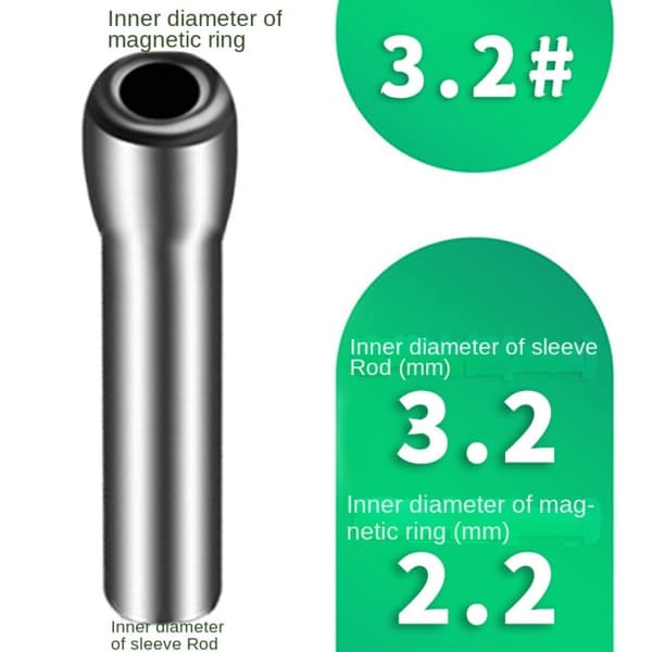 Fiskestangguide Chinatrust Keramisk Ring 3.2MM 3.2MM 3.2mm