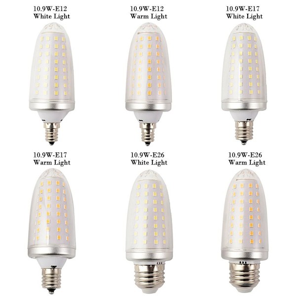 LED Majs Pærer Majs Lampe 10.9W-E17VARMT LYS VARMT LYS 10.9W-E17Warm Light
