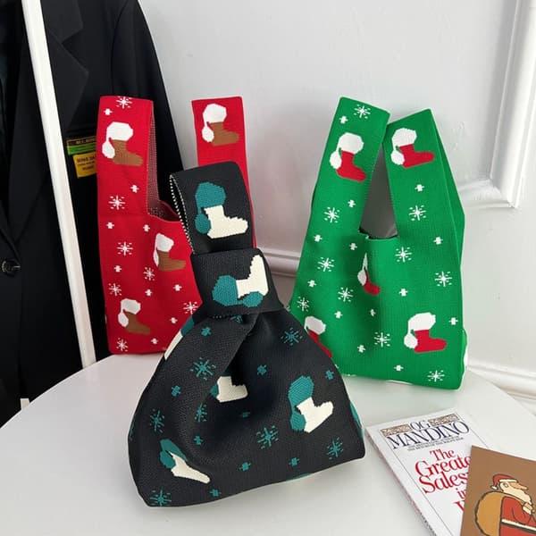 Strik Håndtaske Knot Håndledstaske SORT black