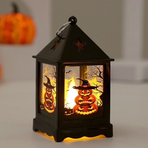 Halloween vindlampe dekorasjon Lys GRESSKAR GRESKIN pumpkin