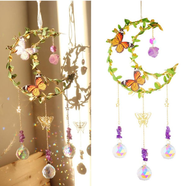 Krystaller Wind Chime Sun Catcher MOON 2 MOON 2 Moon 2