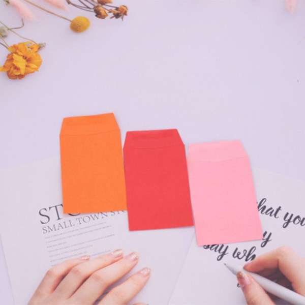 100 stk Kraft Papir Bag Konvolut SORT Black