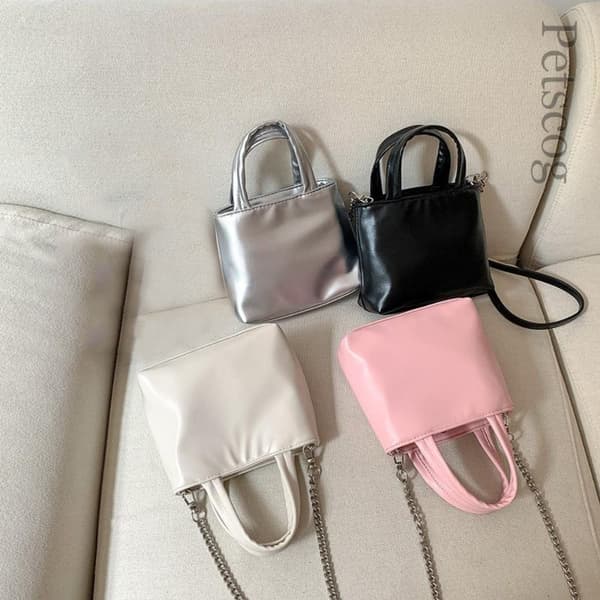 Underarm Crossbody Väskor Dam Axelväska SILVER silver