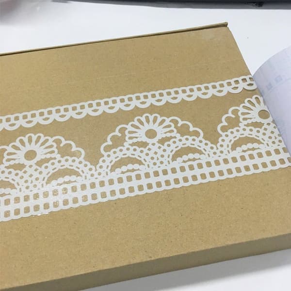 Tapet Border Transparent Window Sticker