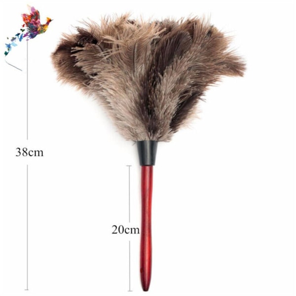 Strutsfjäderborste Strutsfjäderpälsborste Duster