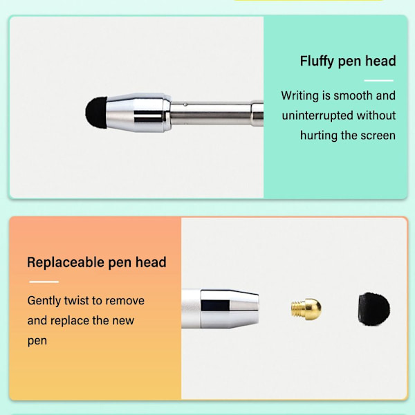 Teaching Stick Whiteboard Pointer Pen SØLV Silver