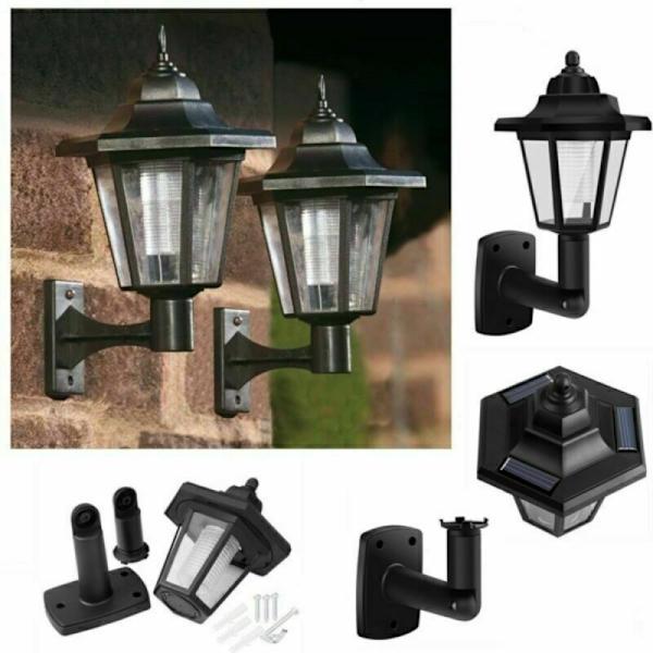 2 Stk Sekskantede Solar Lights Retro Lantern 1 STK 1 STK 1pc